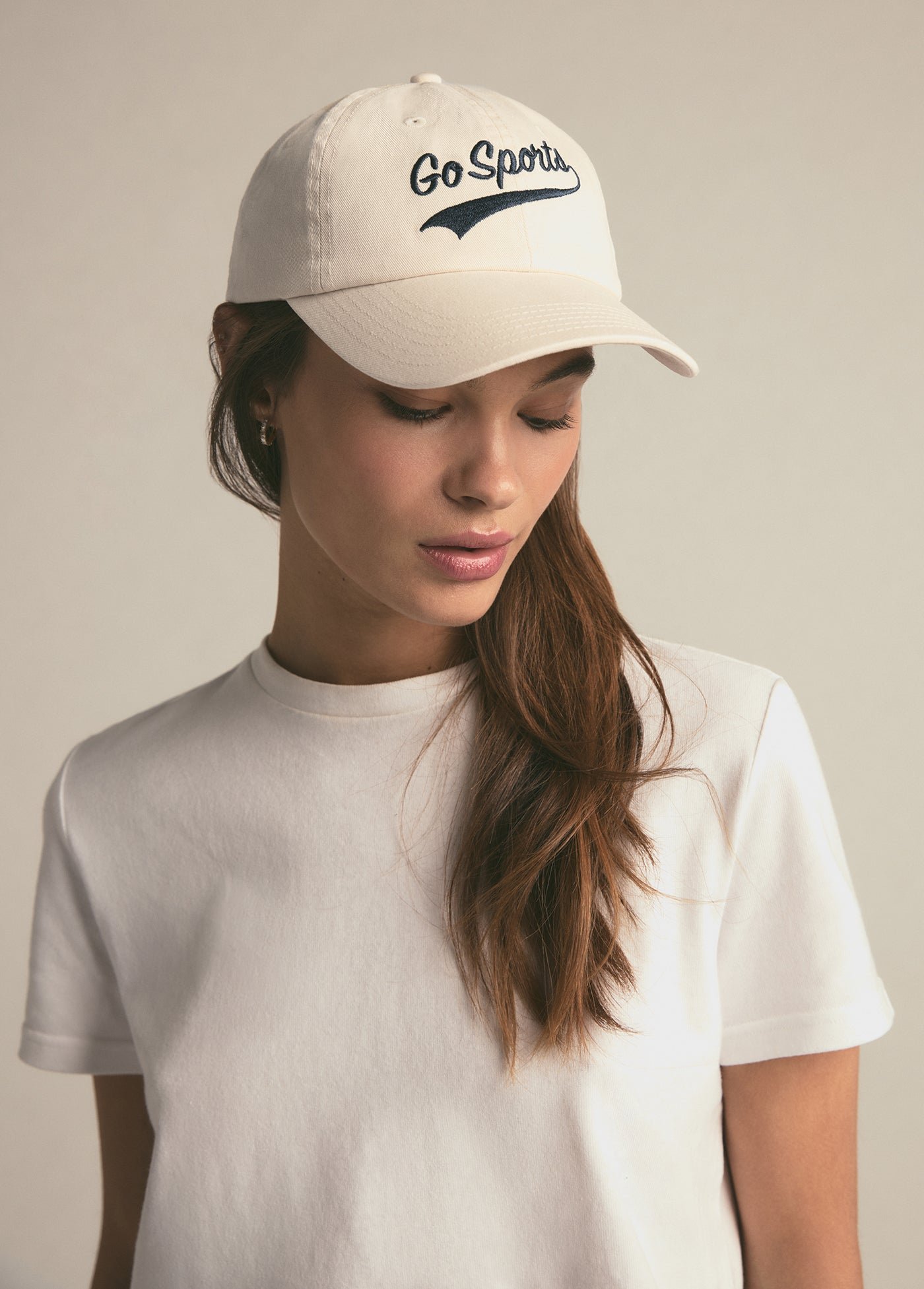 fdgsfa21_khaki-w-navy-writ_005 THE GO SPORTS HAT - Image 1
