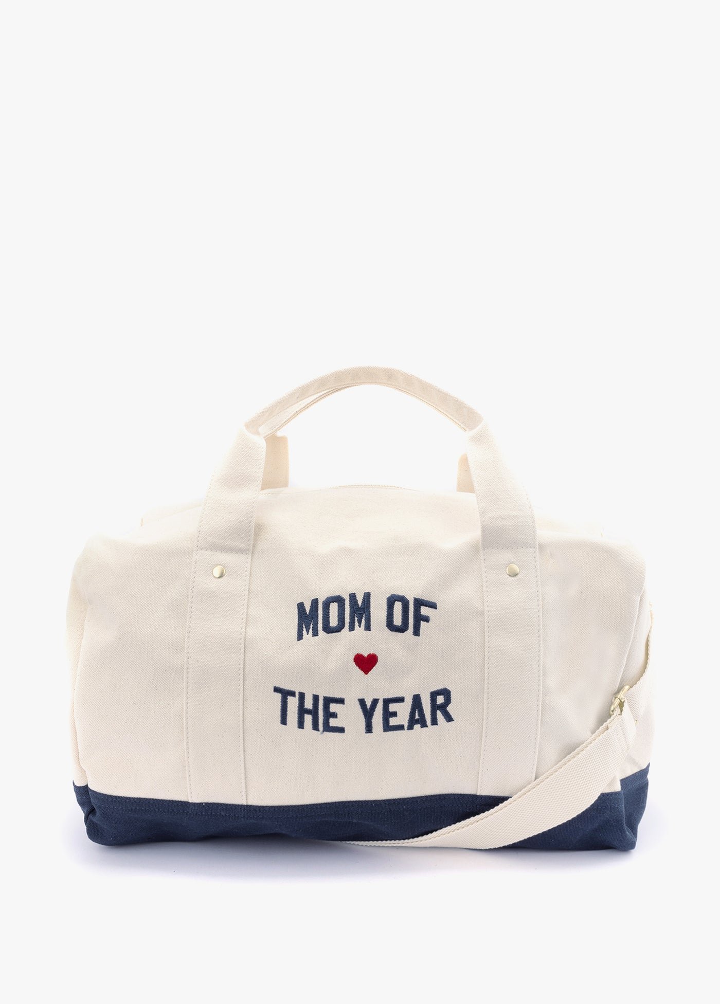 fdwh531223_natural-navy-blaze_l MOM OF THE YEAR CANVAS DUFFLE BAG - Image 1