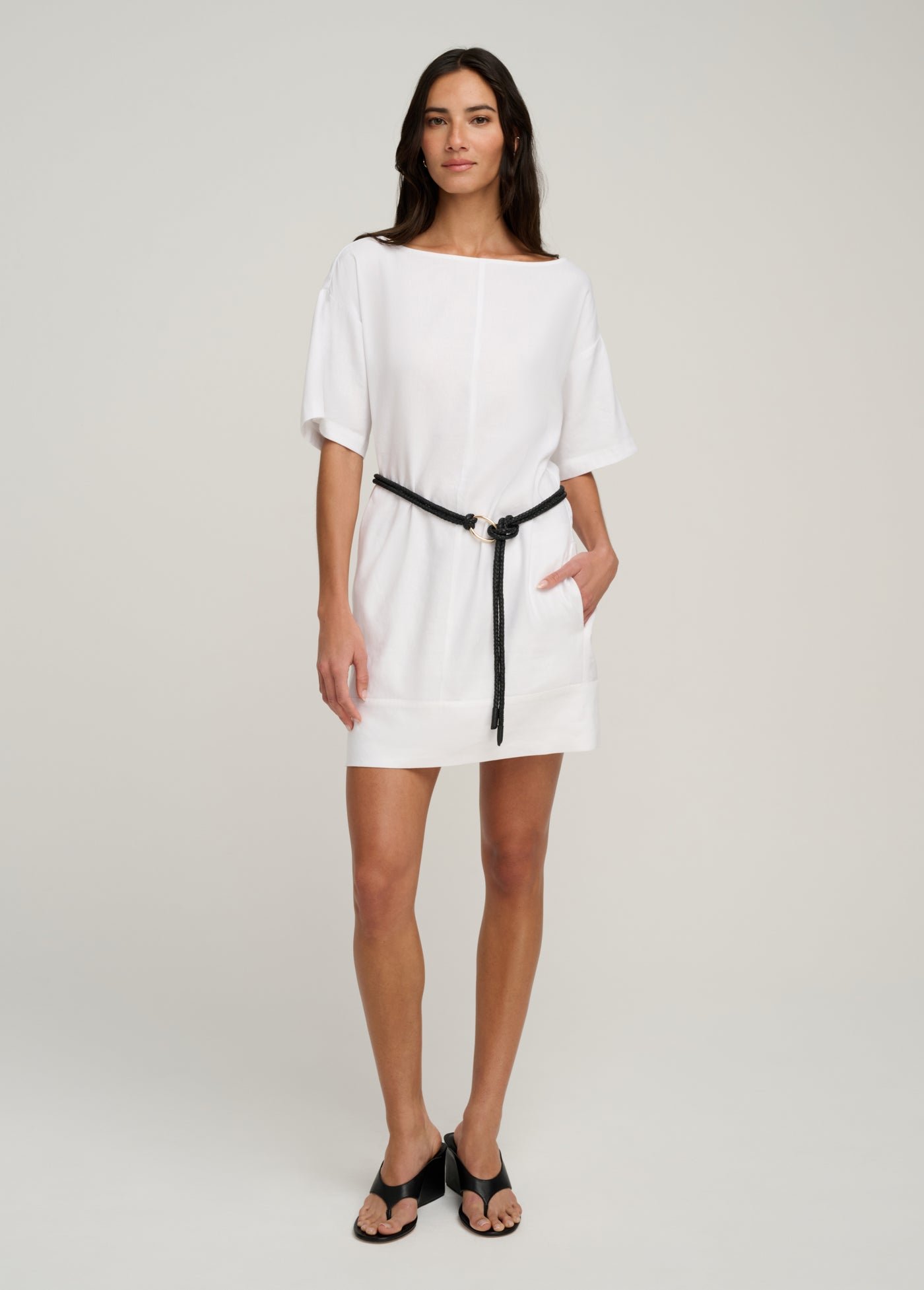 fsr4bl4929_white_066 THE NANTUCKET DRESS - Image 1
